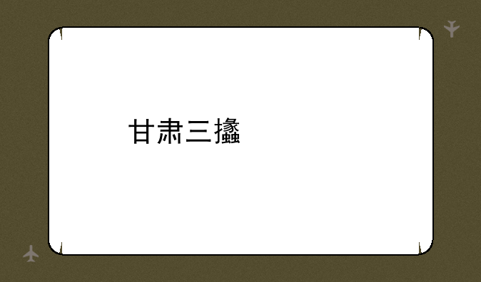 甘肃三支一扶考试内容？
